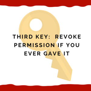 TCPA -- Third Key: Revoke Permission If You Ever Gave It